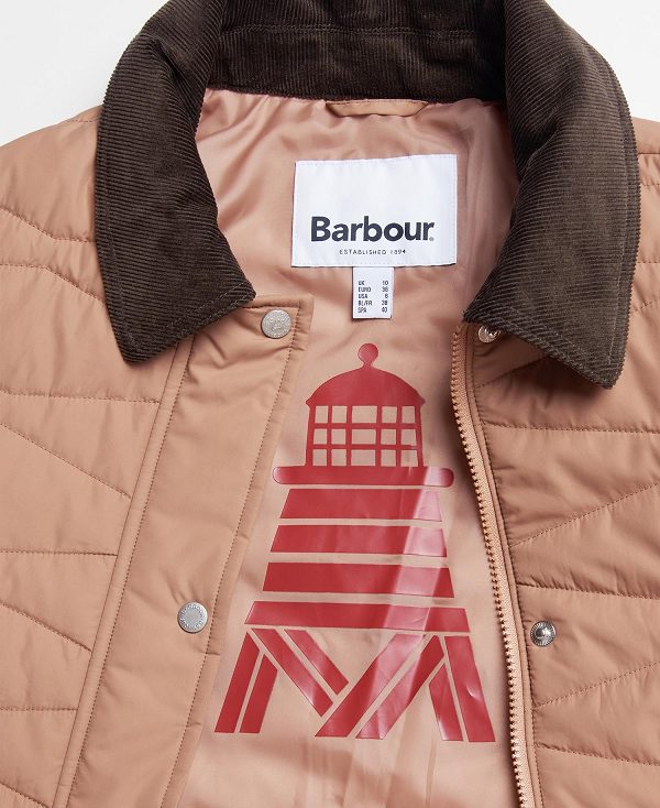 Barbour Berryman Quilted Jacket καφε | BABO89285