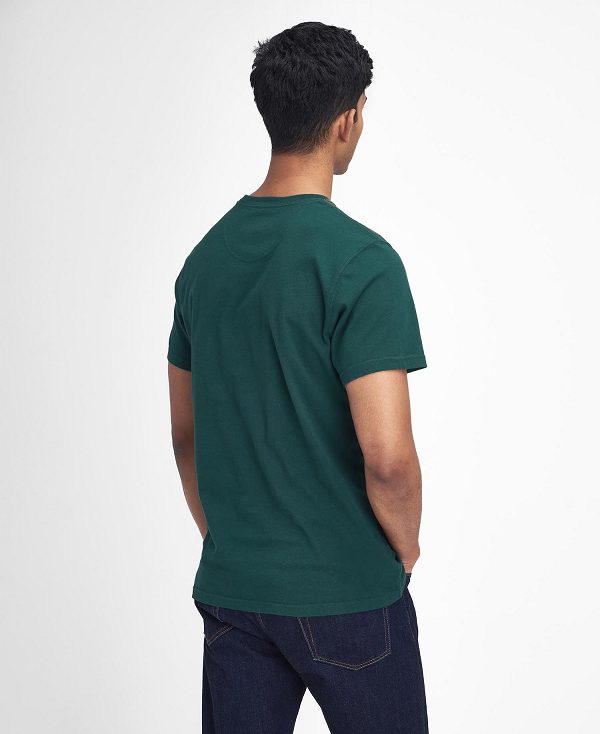 Barbour Blaine Tartan T-shirt πρασινο | BABO88399