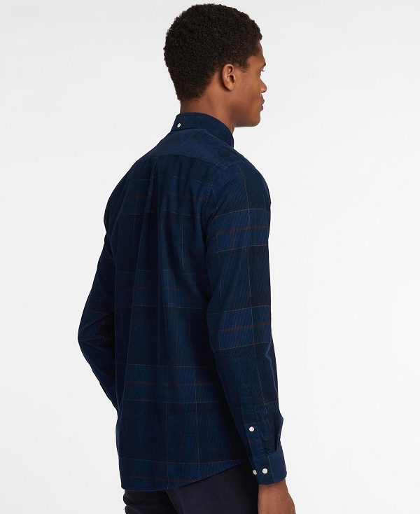 Barbour Blair Tailored Fit Shirt σκουρο μπλε | BABO87823