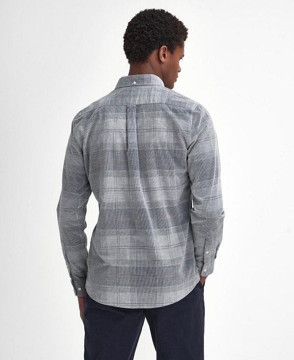 Barbour Blair Tailored Long-sleeved Shirt μπλε | BABO87822
