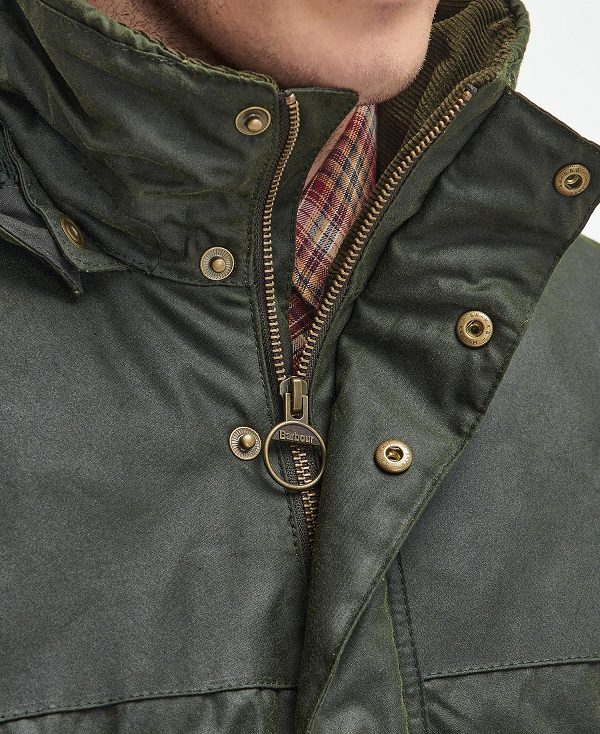 Barbour Bleaberry Waxed Jacket Ελιά | BABO87269
