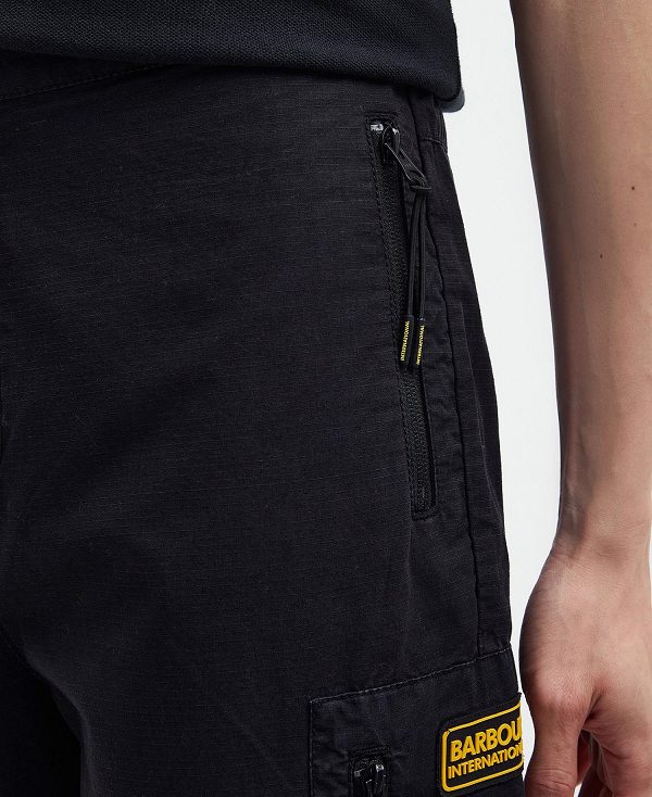 Barbour Bolt Straight-leg Trousers μαυρα | BABO88786