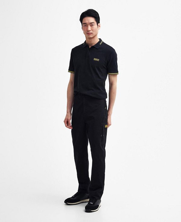 Barbour Bolt Straight-leg Trousers μαυρα | BABO88786