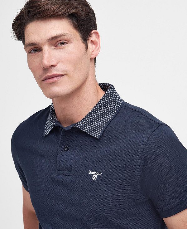Barbour Bothain Polo Shirt σκουρο μπλε | BABO88062