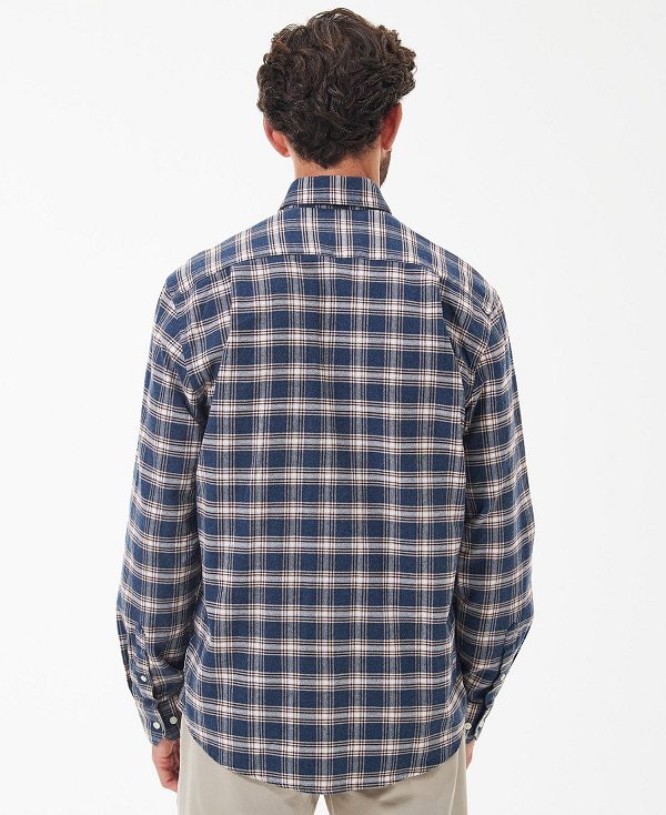 Barbour Bowburn Regular Fit Shirt σκουρο μπλε | BABO87896