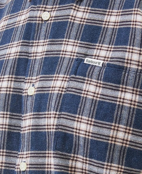 Barbour Bowburn Regular Fit Shirt σκουρο μπλε | BABO87896