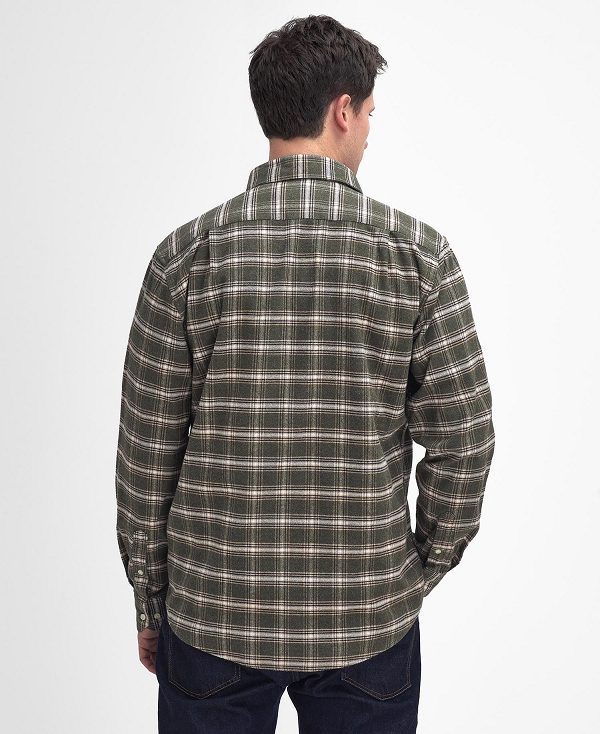 Barbour Bowburn Regular Long-sleeved Shirt πρασινο | BABO87895