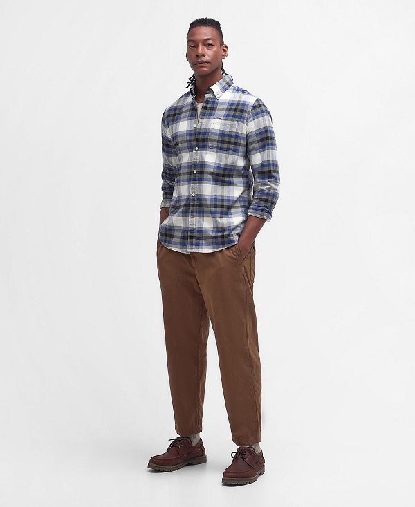 Barbour Bowmont Tailored Shirt πρασινο | BABO87660