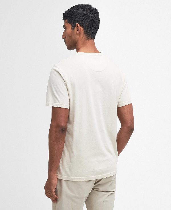 Barbour Braeside Striped T-shirt Μπεζ | BABO88346