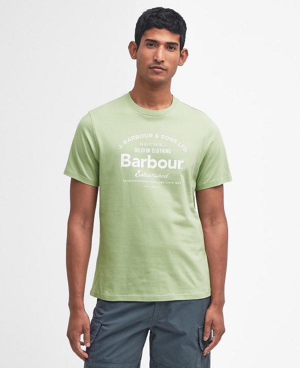 Barbour Brairton T-shirt πρασινο | BABO88352