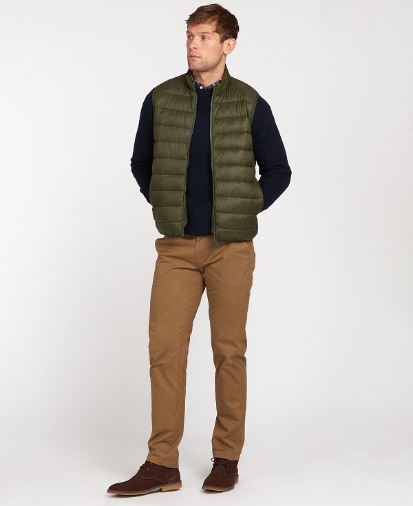 Barbour Bretby Gilet Ελιά | BABO87530