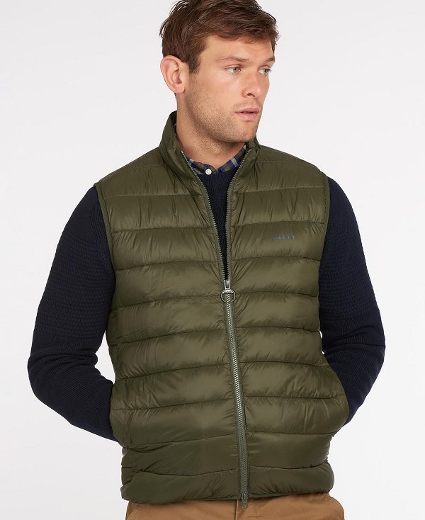 Barbour Bretby Gilet Ελιά | BABO87530
