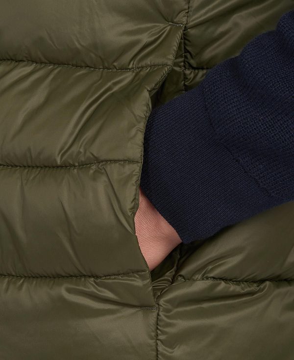 Barbour Bretby Gilet Ελιά | BABO87530