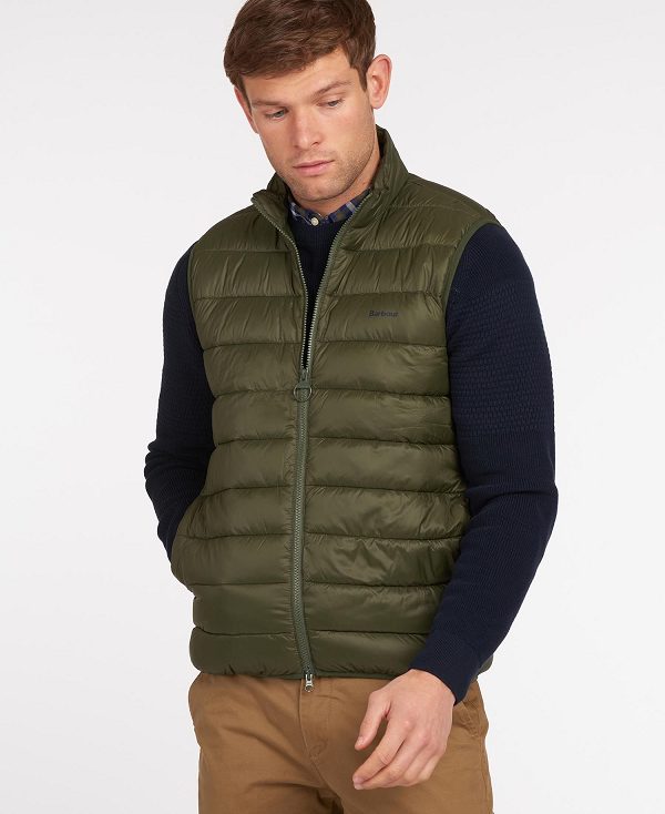 Barbour Bretby Gilet Ελιά | BABO87530