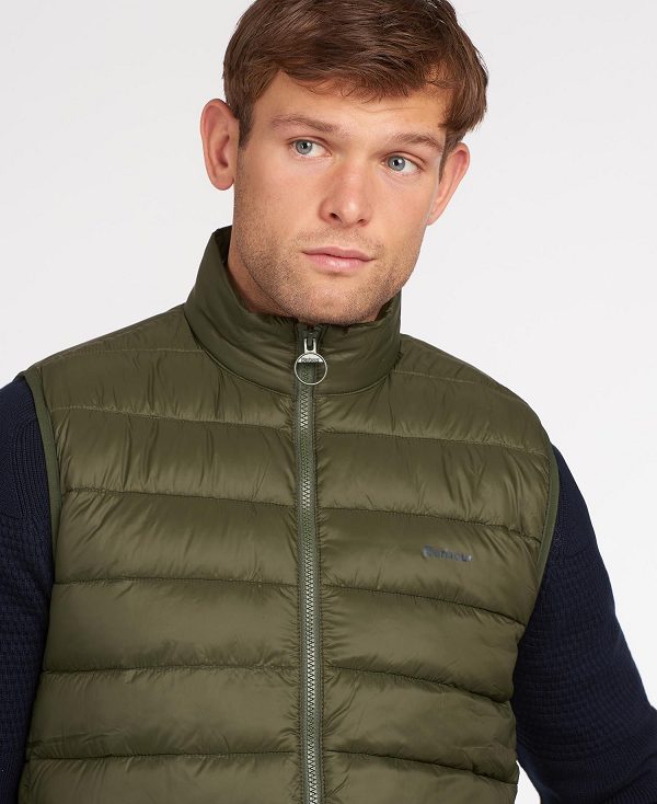 Barbour Bretby Gilet Ελιά | BABO87530