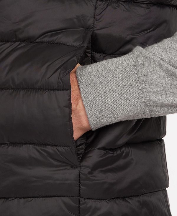 Barbour Bretby Gilet μαυρα | BABO87552