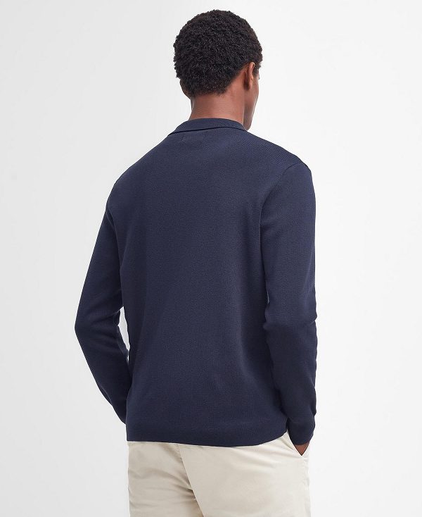 Barbour Brigends Cardigan σκουρο μπλε | BABO88615