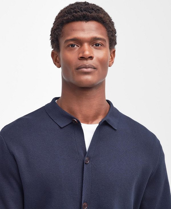 Barbour Brigends Cardigan σκουρο μπλε | BABO88615