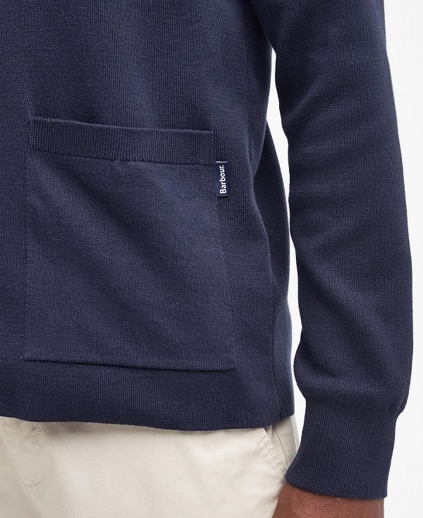 Barbour Brigends Cardigan σκουρο μπλε | BABO88615