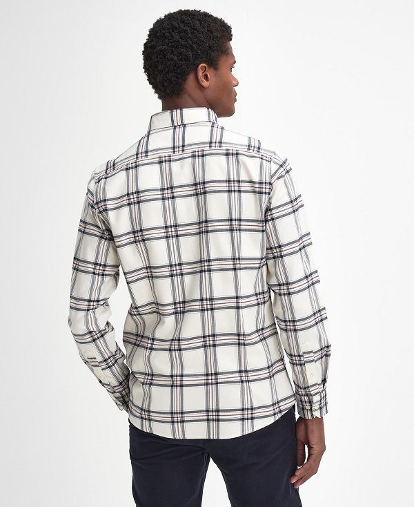 Barbour Bromley Tailored Long Sleeved Shirt ασπρα | BABO87812
