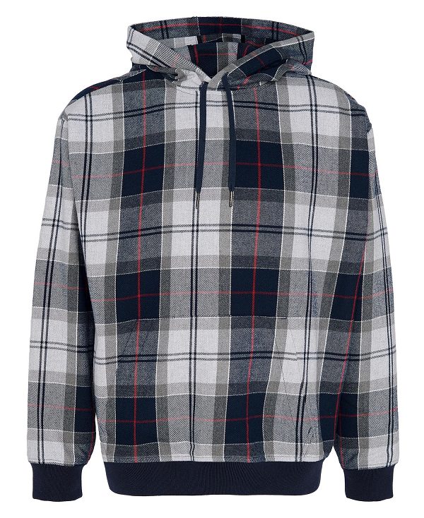Barbour Brough Tartan Hoodie πρασινο | BABO88489