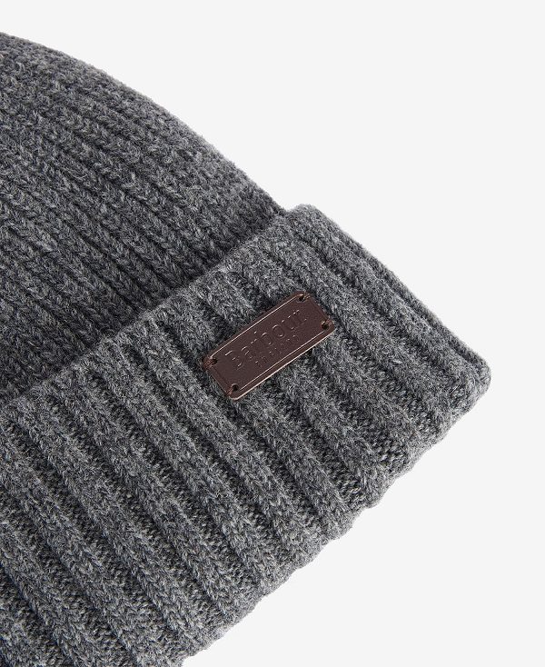 Barbour Carlton Beanie γκρι | BABO89038