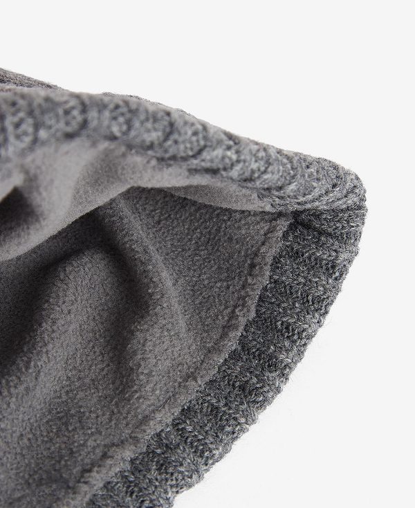 Barbour Carlton Beanie γκρι | BABO89038