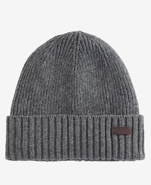 Barbour Carlton Beanie γκρι | BABO89038