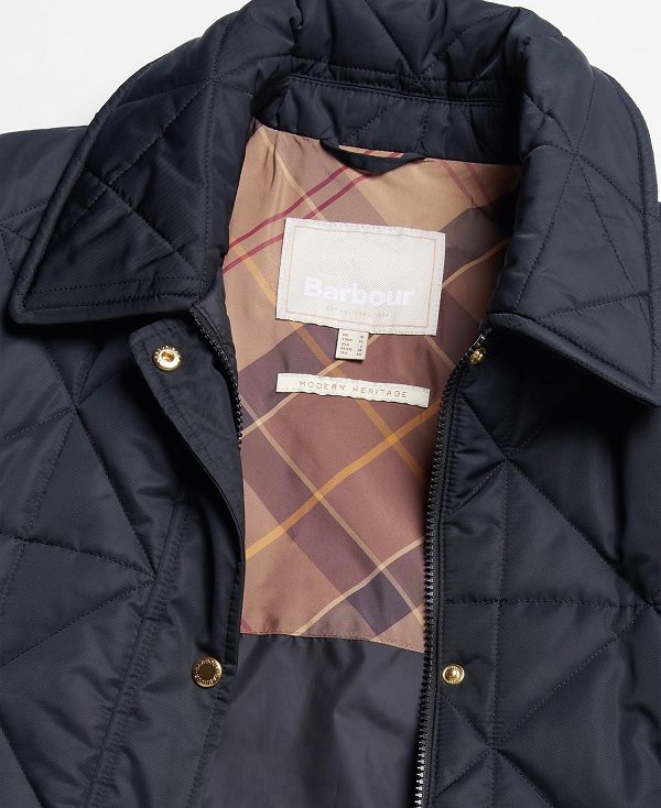 Barbour Carolina Quilted Jacket μαυρα | BABO89293