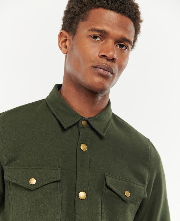 Barbour Carrbridge Overshirt σκουρο μπλε | BABO87648