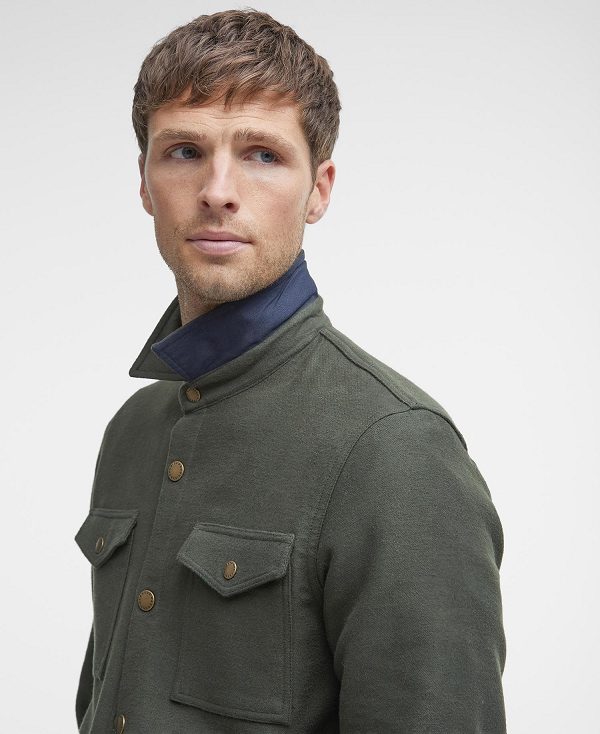 Barbour Carrbridge Overshirt σκουρο μπλε | BABO87648