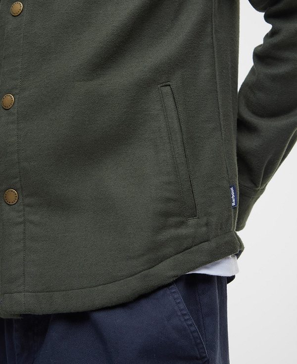 Barbour Carrbridge Overshirt σκουρο μπλε | BABO87648