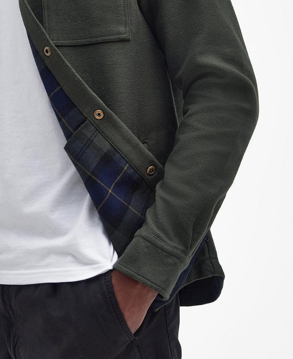 Barbour Carrbridge Overshirt σκουρο μπλε | BABO87648