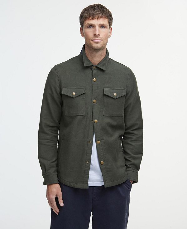 Barbour Carrbridge Overshirt σκουρο μπλε | BABO87648