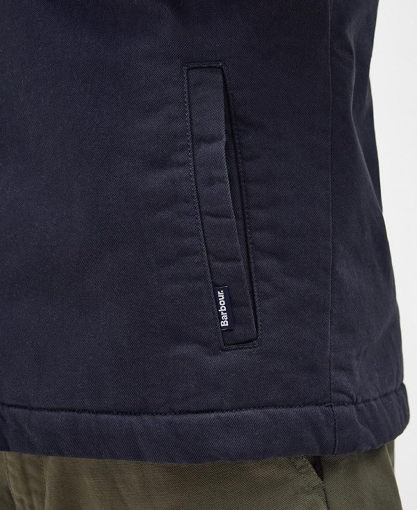 Barbour Casper Overshirt σκουρο μπλε | BABO87672