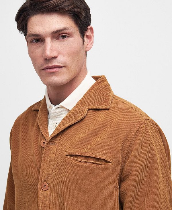 Barbour Casswell Overshirt καφε | BABO87678