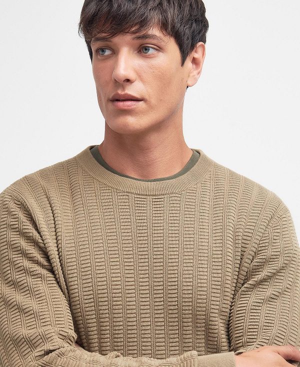 Barbour Cathil Crew Neck Jumper σκουρο μπλε | BABO88616