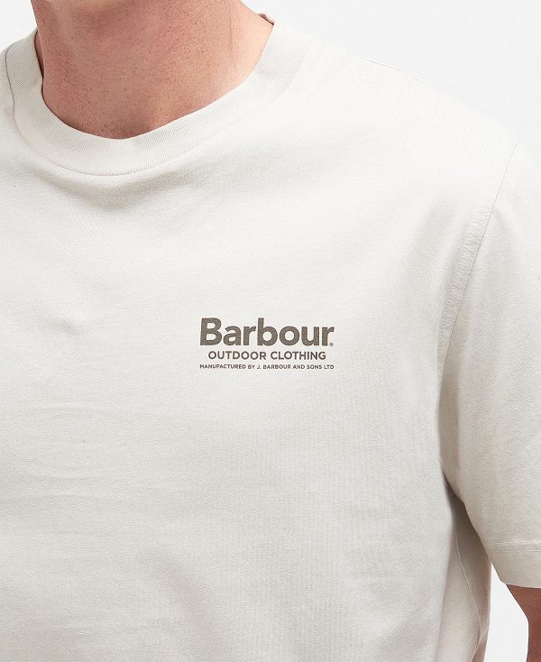 Barbour Catterick T-shirt Μπεζ | BABO88292