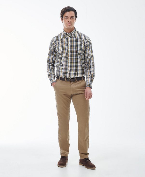 Barbour Chaseton Tailored Shirt γκρι | BABO87590