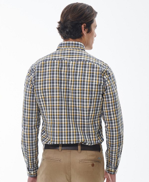 Barbour Chaseton Tailored Shirt γκρι | BABO87590