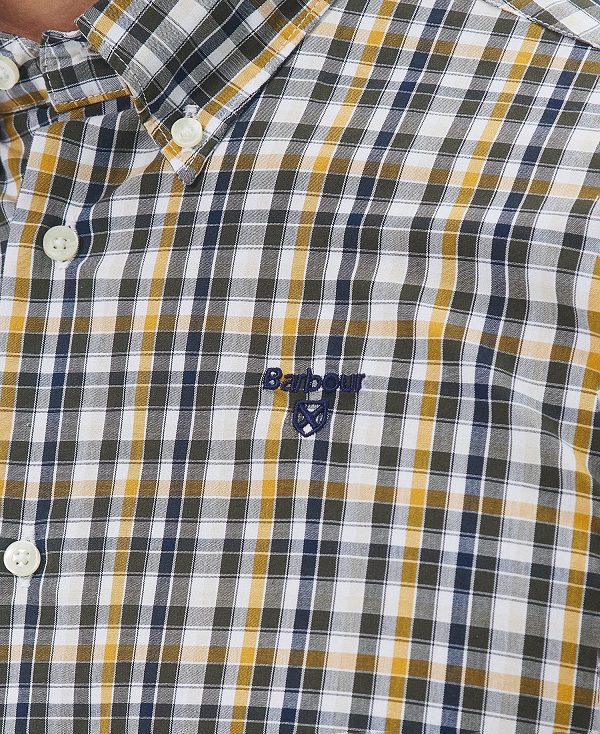Barbour Chaseton Tailored Shirt γκρι | BABO87590