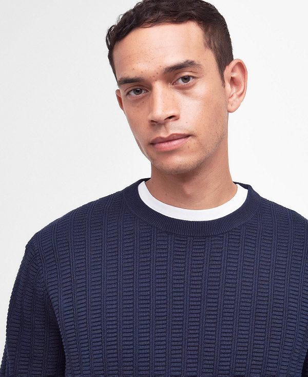 Barbour Chathil Crew Neck Jumper γκρι | BABO88614