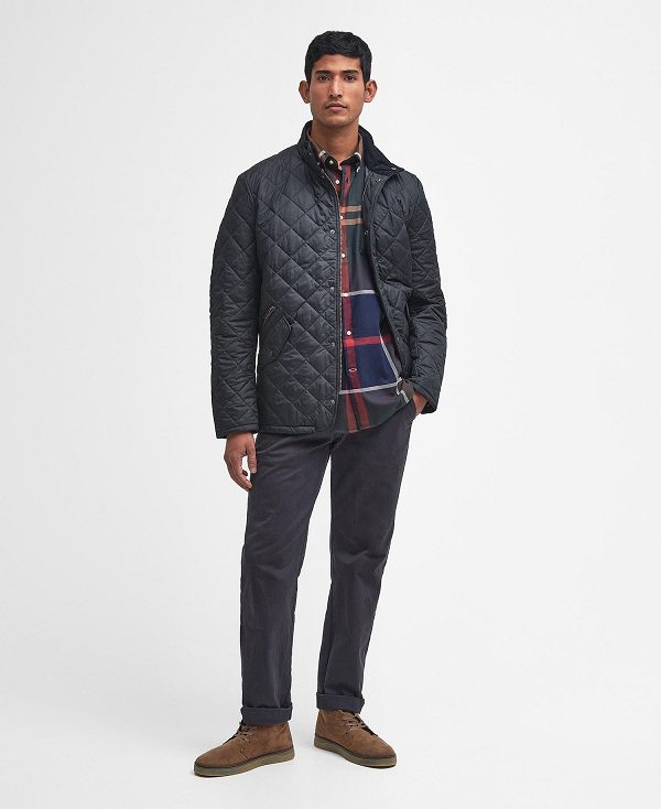 Barbour Chelsea Sportsquilt Jacket σκουρο μπλε | BABO87319