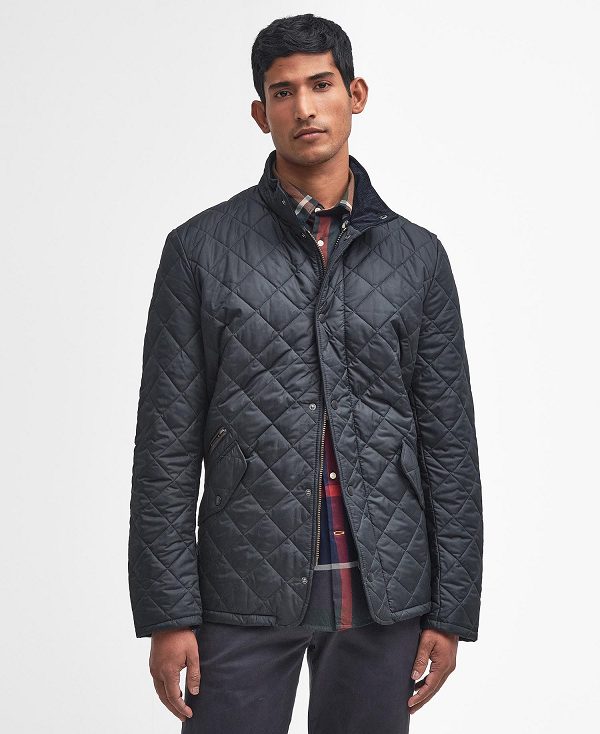 Barbour Chelsea Sportsquilt Jacket σκουρο μπλε | BABO87319