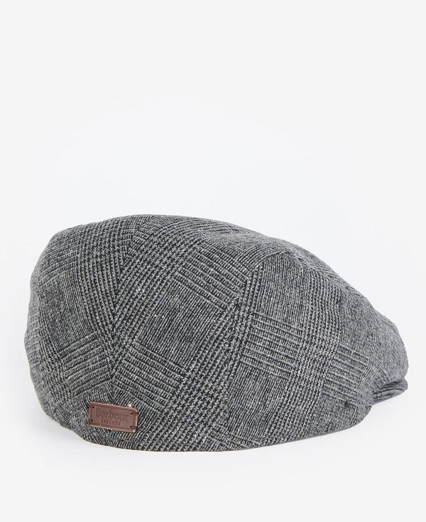 Barbour Cheviot Flat Cap σκούρο πρασινο | BABO89010