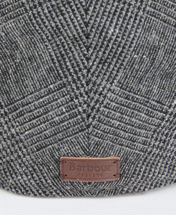 Barbour Cheviot Flat Cap σκούρο πρασινο | BABO89010