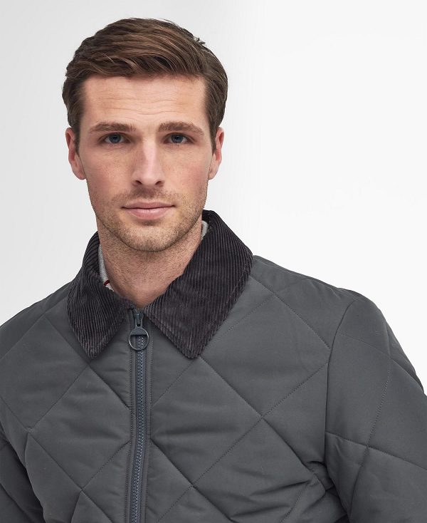 Barbour City Chelsea Quilted Jacket βαθυ γκρι | BABO87376