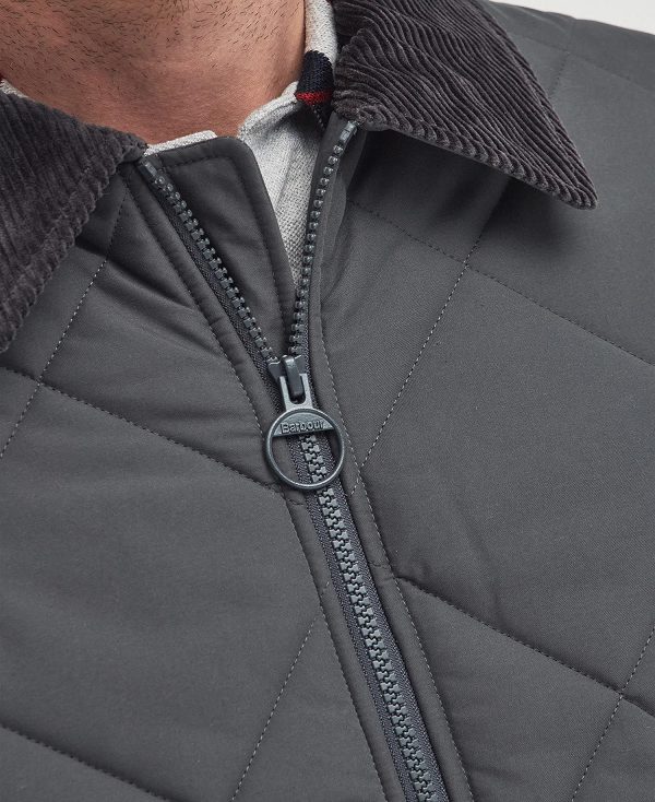 Barbour City Chelsea Quilted Jacket βαθυ γκρι | BABO87376