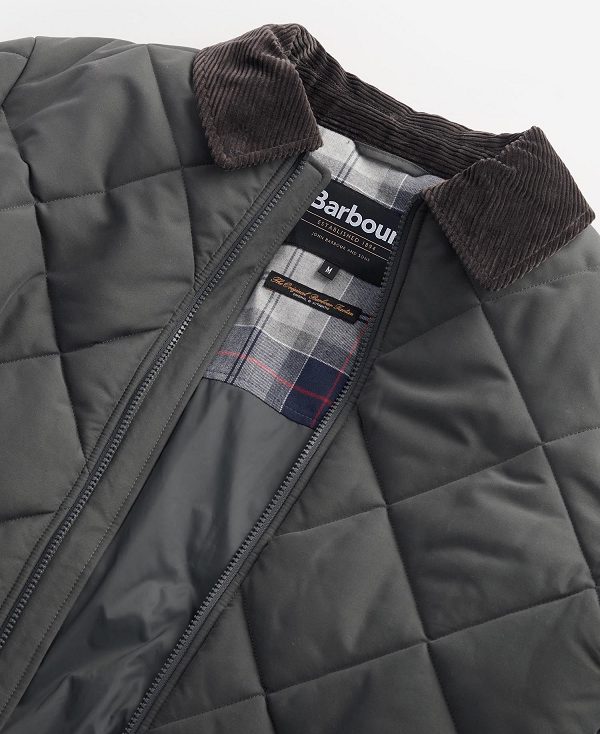 Barbour City Chelsea Quilted Jacket βαθυ γκρι | BABO87376