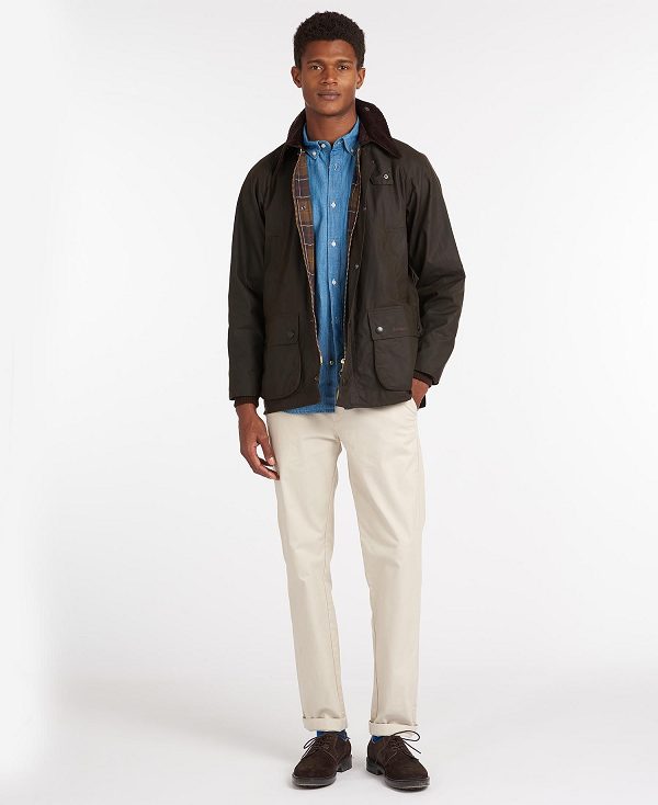 Barbour Classic Bedale® Waxed Jacket Ελιά | BABO87215
